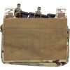 WSP Přední panel Buckle Up na tři zásobníky typu M4 - Multicam, Wosport 03
