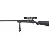 Airsoft sniper SA-S12 EDGE™ - černý, puškohled, dvojnožka, Specna Arms, SA-S12