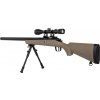 Airsoft sniper SA-S12 EDGE™ - pískový TAN, puškohled, dvojnožka, Specna Arms, SA-S12 06