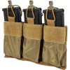 WSP Trojitá zásobníková insert sumka pro 3x 7.62mm - Coyote Brown, Wosport 01