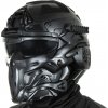 Taktická celoobličejová helma Ronin - černá, Wosport