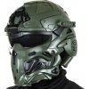 Taktická celoobličejová helma Ronin - olivová, Wosport