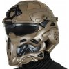 Taktická celoobličejová helma Ronin - písková TAN, Wosport