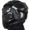 Taktická celoobličejová helma Helmet II - černá, Wosport 06