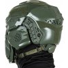 Taktická celoobličejová helma Helmet II - olivová, Wosport 06