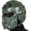 Taktická celoobličejová helma Helmet II - olivová, Wosport