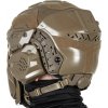 Taktická celoobličejová helma Helmet II - písková TAN, Wosport 04
