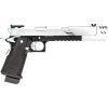 RAVEN Airsoftová pistole Hi-Capa DRAGON 7 - stříbrná/černá, kovový závěr, GBB, Raven 03