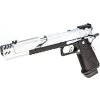 RAVEN Airsoftová pistole Hi-Capa DRAGON 7 - stříbrná/černá, kovový závěr, GBB, Raven 01