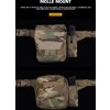 Wosport Ledvinkový malý MOLLE adaptér - Ranger Green, 4 řady, Wosport 04