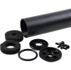 SVB Tlumič Carbon XL 300x40mm - černý, 14mm levotočivý, SilverBack Airsoft 07