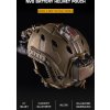 WSP Kapsa na helmu pro NVG napájení se suchým zipem - Coyote, Wosport 02