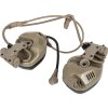 Tac Taktický headset WYS0115 na helmy Flat - Dark Earth, Tac-Sky 01
