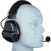 Tac Taktická sluchátka / headset WYS0142A silikon - černé, Tac-Sky 02