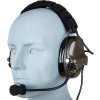 Tac Taktická sluchátka / headset WYS0142A silikon - Foliage Green, Tac-Sky 01