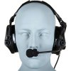 Tac Taktická sluchátka / headset PRO WYS0149 - černé, Tac-Sky 02