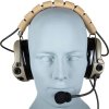 Tac Taktická sluchátka / headset WYH301 - FDE, Tac-Sky 02