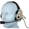 Tac Taktická sluchátka / headset WYS0142B - FDE, Tac-Sky 01