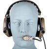 Tac Taktická sluchátka / headset WYS0147 PRO - FDE, Tac-Sky 02