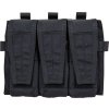 Ape Zásobníkový uzavíratelný panel pro 3x M4/M16 na vesty JPC 2.0, AVS nebo FCSK - černý, APE Force Gear 02