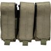SPE Trojitá uzavíratelná MOLLE sumka pro zásobníky M4 - olivová OD, Specna Arms 02