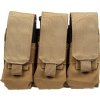 SPE Trojitá uzavíratelná MOLLE sumka pro zásobníky M4 - písková TAN, Specna Arms 02