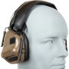 WSP Aktivní chránič sluchu / headset HD-12 IPSC Gen 5 - pískový TAN, Wosport 03