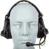 WSP Taktický headset C5 HD-14-A - MC Black, Wosport 02