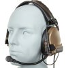 WSP Taktický headset C5 HD-14-A - pískový TAN, Wosport 01