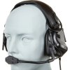 WSP Taktický headset HD-08 Gen. 5 - černý, Wosport 01