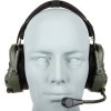WSP Taktický headset HD-17-A Gen 6 - olivový OD, Wosport 02