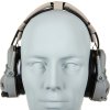 WSP Taktický headset HD-17-A Gen 6 - šedý, Wosport 02