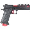 ICS Airsoftová pistole Hi-Capa Carnotaurus - černá/červená, celokov, GBB, ICS 02