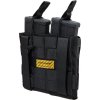 EME Dvojitá otevřená MOLLE sumka pro zásobníky M4 + pistol - černá, Emerson Gear 02