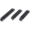 SPE Sada polymerových RIS lišt SA s montáží na M-LOK - 3ks, černé, Specna Arms 01