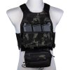 EME Taktická vesta typu FCS MK Chest Rig - Multicam Black, Emerson Gear 02