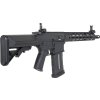 AIK Airsoftová puška SR25 (P) E2 M-LOK-3 s výsuvnou pažbou - černá, ABS, A&K 06