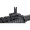 AIK Airsoftová puška SR25-P-N s pevnou pažbou - černá, ABS, A&K 08