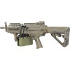 AIK Airsoftový kulomet MK46 MOD 0 - Battleworn Flat Dark Earth, celokov, A&K 06