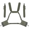 WSP Sada ARC pro sestavení Chest rigu pro Buckle up panel s klipy QD - Ranger Green, Wosport 05