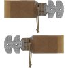 WSP Sada QD adaptérů V5 pro taktické vesty - Coyote Brown, 2ks, Wosport 03