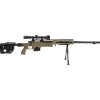 Airsoft sniper MB4411D + puškohled a dvojnožka - olivová 02