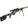 Airsoft sniper MB4411D + puškohled a dvojnožka - olivová 04