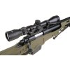 Airsoft sniper MB4411D + puškohled a dvojnožka - olivová 08