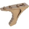 Hliníkový přední grip Hand-Stop na M-LOK - pískový TAN, 5KU 01
