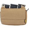 EME Přední panel na suchý zip pro 3x zásobník M4 - Coyote Brown, Emerson Gear 04