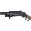 JGG Airsoftová brokovnice Lever Action AT8701 - černá, celokov, dřevo, Golden Eagle 05