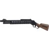JGG Airsoftová brokovnice Lever Action AT8703 - černá, celokov, dřevo, Golden Eagle 03