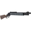 JGG Airsoftová brokovnice Lever Action AT8703 - šedá, celokov, dřevo, Golden Eagle 05