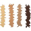 ANAREUS Malé balení 3D maskovacích listů SilkLeaf - hnědé, 25 ks, A.C.M. 02